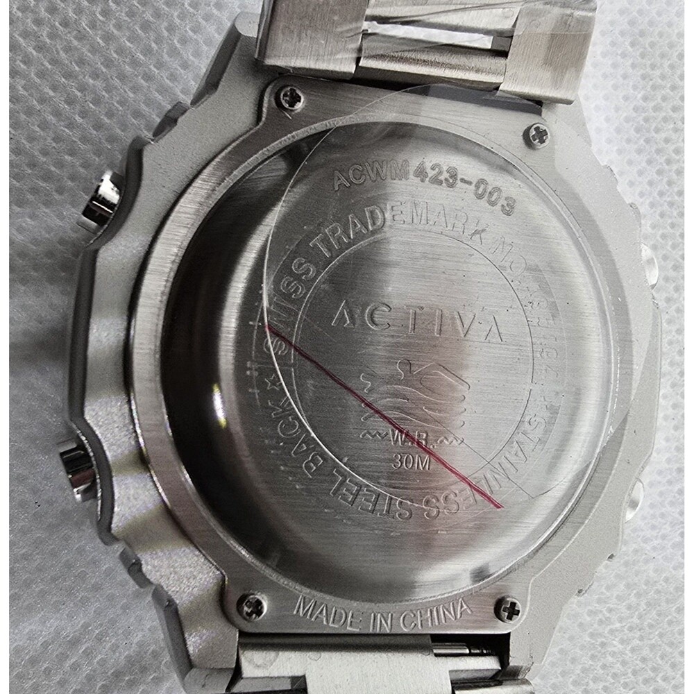 Activa Summit X by Invicta Men's Digital Watch 50mm White ACW8046-001 NiB - Picture 6 of 8